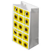 Holiday Sunflower Gift Bag Klein Cadeauzakje (Achterkant Gekanteld)