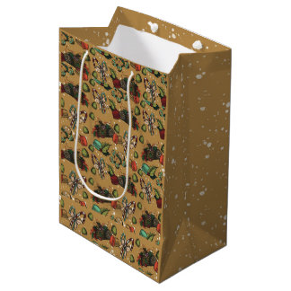 Holiday Sweets- Coco (Color) Medium Gift Bag Medium Cadeauzakje