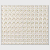 Holiday Sweets- Coco (Sheer) Wrapping Paper Cadeaupapier (Vlak)