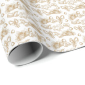 Holiday Sweets- Coco (Sheer) Wrapping Paper Cadeaupapier (Rol Hoek)