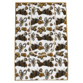 Holiday Sweets- Coco (Solid) Medium Gift Bag Medium Cadeauzakje (Achterkant)