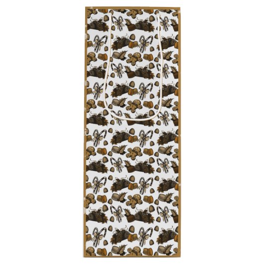 Holiday Sweets- Coco (Solid) Wine Bag Wijn Cadeautas (Voorkant)