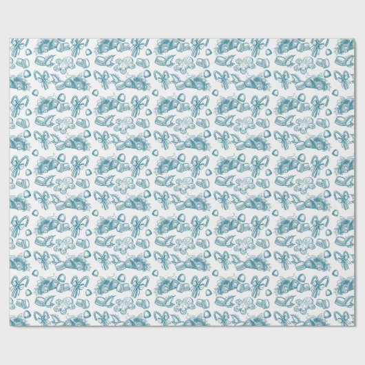 Holiday Sweets- Ice (Sheer) Cadeaupapier (Vlak)