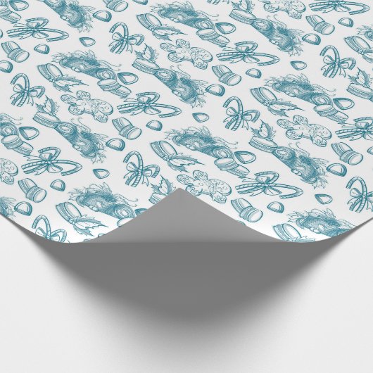 Holiday Sweets- Ice (Sheer) Cadeaupapier (Hoek)