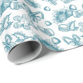 Holiday Sweets- Ice (Sheer) Cadeaupapier (Rol Hoek)