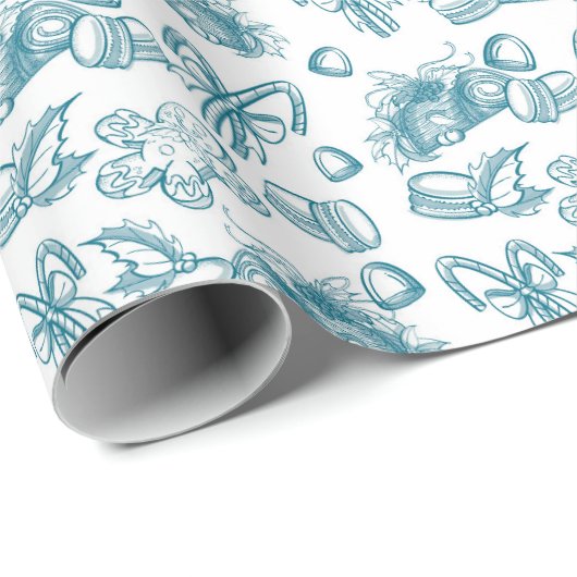 Holiday Sweets- Ice (Sheer) Cadeaupapier (Rol Hoek)