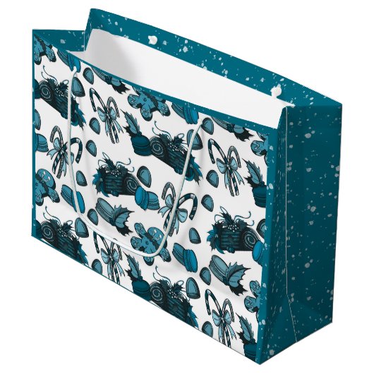 Holiday Sweets- Ice (Solid) Groot Cadeauzakje (Voorkant Gekanteld)