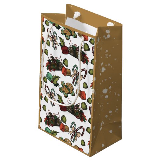 Holiday Sweets Klein Cadeauzakje (Achterkant Gekanteld)