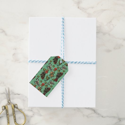 Holiday Sweets- Mint (Color) Cadeaulabel (Met Touw)