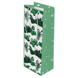 Holiday Sweets- Mint (Solid) Wijn Cadeautas