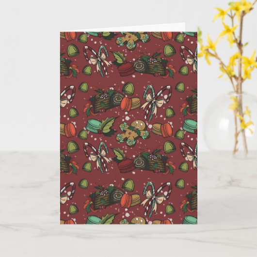 Holiday Sweets- Peppermint (Color) Kaart (Gele Bloem)