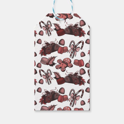 Holiday Sweets- Peppermint (Solid) Cadeaulabel (Voorkant)