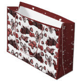 Holiday Sweets- Peppermint (Solid) Groot Cadeauzakje (Voorkant Gekanteld)