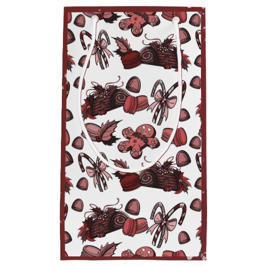 Holiday Sweets- Peppermint (Solid) Klein Cadeauzakje (Voorkant)