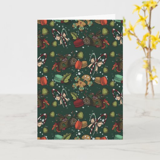 Holiday Sweets- Pine (Color) Kaart (Gele Bloem)