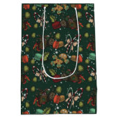 Holiday Sweets- Pine (Color) Medium Cadeauzakje (Achterkant)