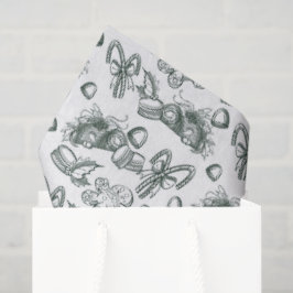 Holiday Sweets- Pine (Sheer) Tissuepapier