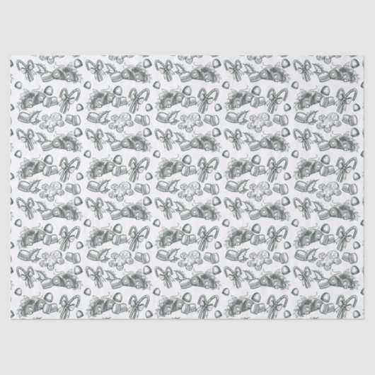 Holiday Sweets- Pine (Sheer) Tissuepapier (Voorkant)