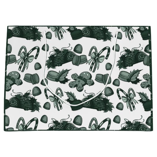 Holiday Sweets- Pine (Solid) Groot Cadeauzakje (Voorkant)