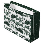 Holiday Sweets- Pine (Solid) Groot Cadeauzakje (Voorkant Gekanteld)