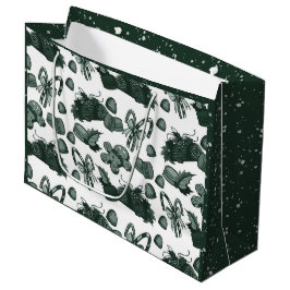 Holiday Sweets- Pine (Solid) Groot Cadeauzakje