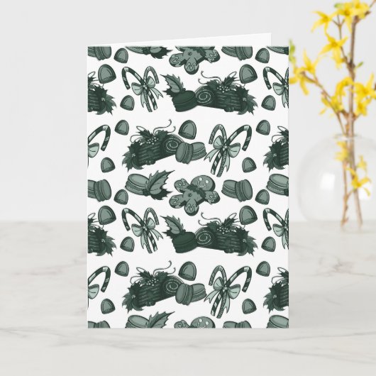 Holiday Sweets- Pine (Solid) Kaart (Gele Bloem)