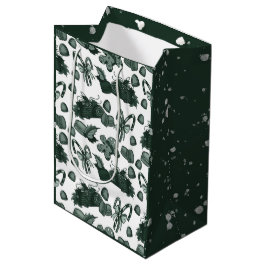 Holiday Sweets- Pine (Solid) Medium Cadeauzakje