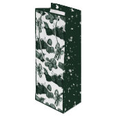 Holiday Sweets- Pine (Solid) Wijn Cadeautas (Achterkant Gekanteld)