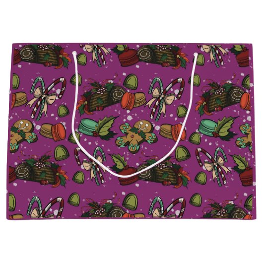 Holiday Sweets- Sugar Plum (Color) Groot Cadeauzakje (Voorkant)