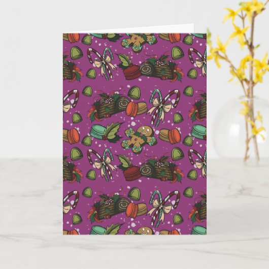 Holiday Sweets- Sugar Plum (Color) Kaart (Gele Bloem)