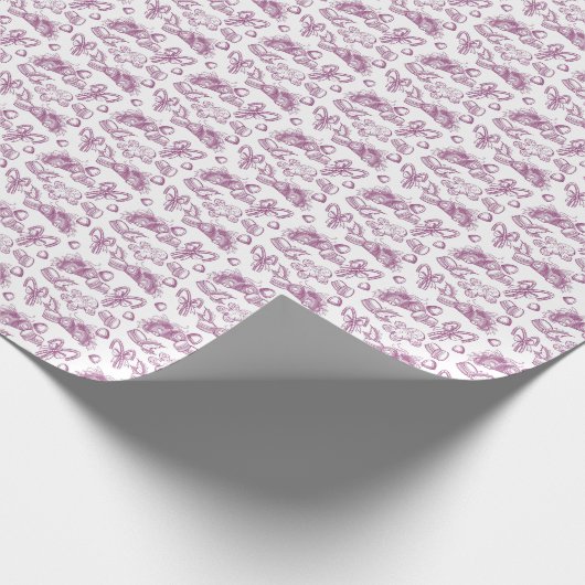 Holiday Sweets- Sugar Plum (Sheer) Cadeaupapier (Hoek)