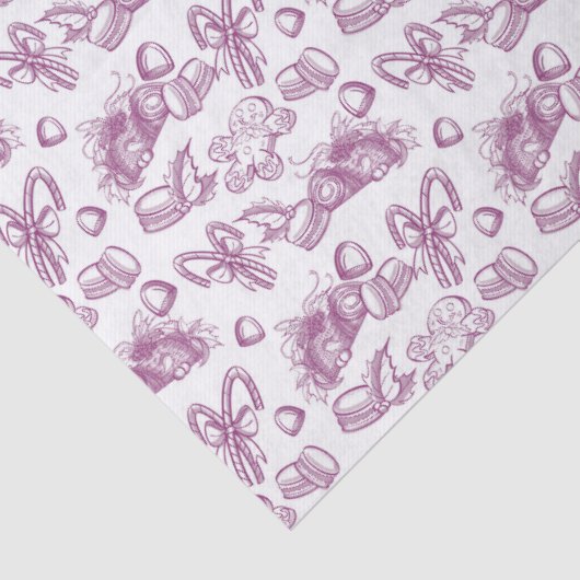 Holiday Sweets- Sugar Plum (Sheer) Tissuepapier (Detail)