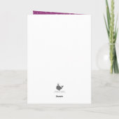 Holiday Sweets- Sugar Plum (Solid) Kaart (Achterkant)