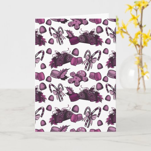 Holiday Sweets- Sugar Plum (Solid) Kaart (Gele Bloem)