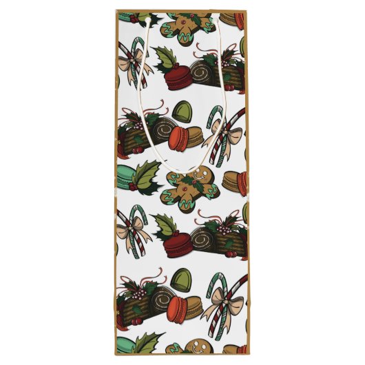 Holiday Sweets Wijn Cadeautas (Achterkant)