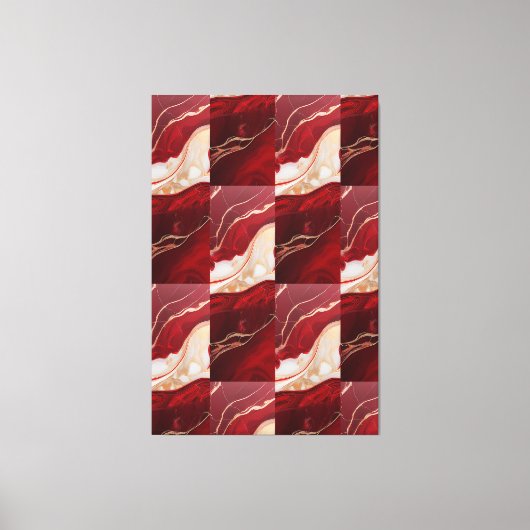 Holiday Swirl Wonder Retro Christmas Canvas Bloom (Voorkant)