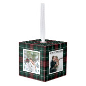 Holiday Tartan 4 Foto Decoratie (Achter hoekig)
