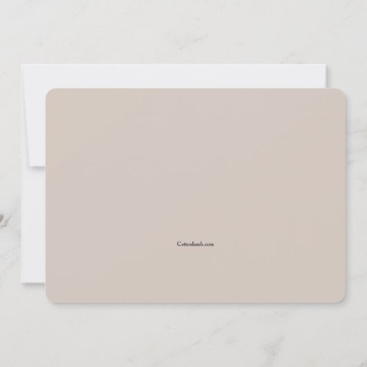 Holiday Tea  Kaart (Achterkant)