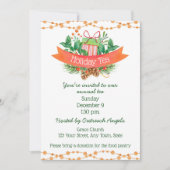 Holiday Tea Uitnodiging (Voorkant)