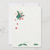 Holiday Tea Uitnodiging (Achterkant)