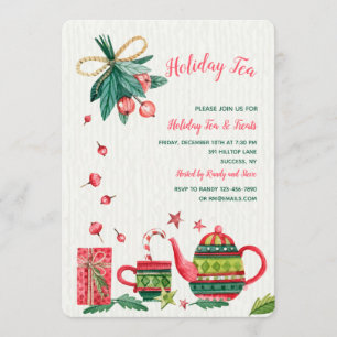 Holiday Tea Uitnodiging