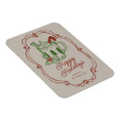 Holiday Themed Mug In Warm Colors Magneet (Rechterzijde)