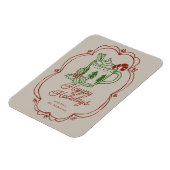 Holiday Themed Mug In Warm Colors Magneet (Linkerzijde)