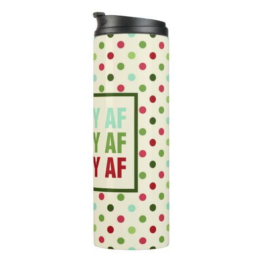 Holiday Thermal Tumbler/Travel Mug ©NHC Thermosbeker (Geroteerd rechts)