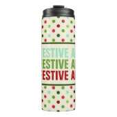 Holiday Thermal Tumbler/Travel Mug ©NHC Thermosbeker (Voorkant)