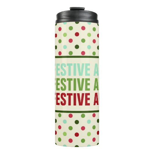 Holiday Thermal Tumbler/Travel Mug ©NHC Thermosbeker (Voorkant)