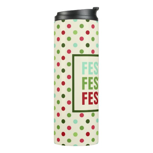 Holiday Thermal Tumbler/Travel Mug ©NHC Thermosbeker (Gedraaid links)