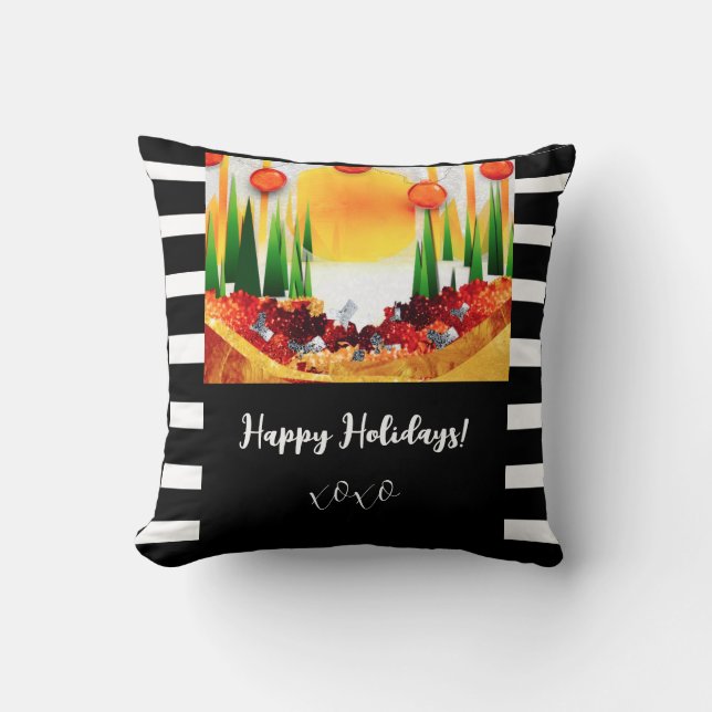 HOLIDAY Throw Pillow Kussen (Voorkant)