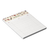 Holiday To-Do List Notepad Notitieblok (Schuin)