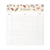 Holiday To-Do List Notepad Notitieblok (Voorkant)